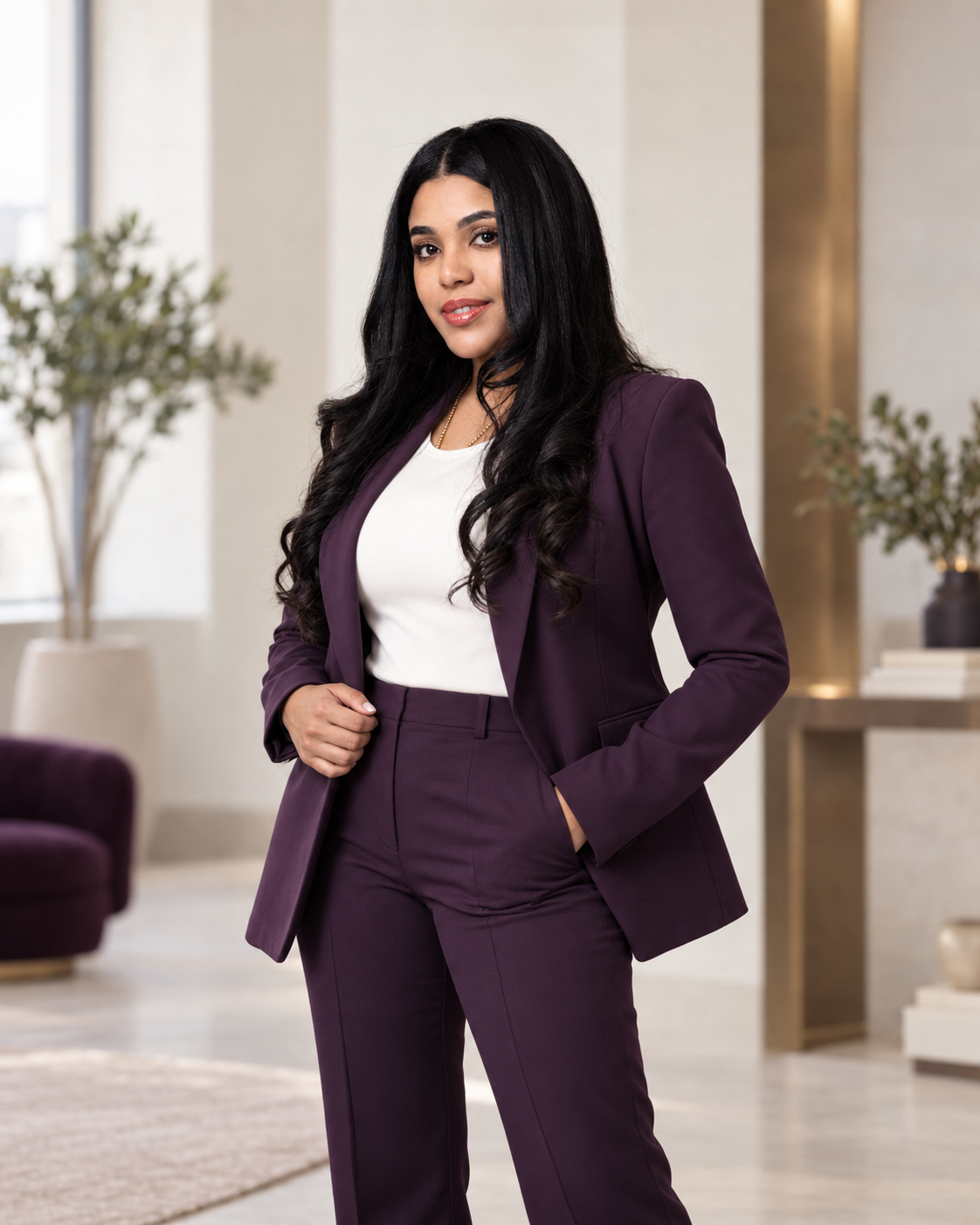 Keyla Acevedo in her office
